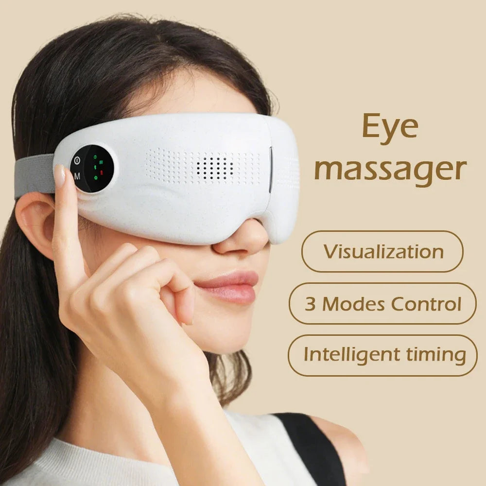 Massaggiatore per Occhi Intelligente | Calore, Vibrazione & Bluetooth