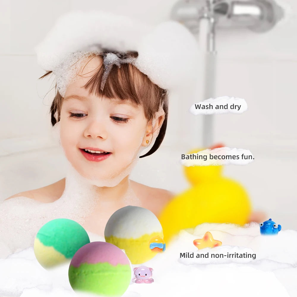 Bombe da Bagno con Sorpresa per Bambini — Box da 24 🐠