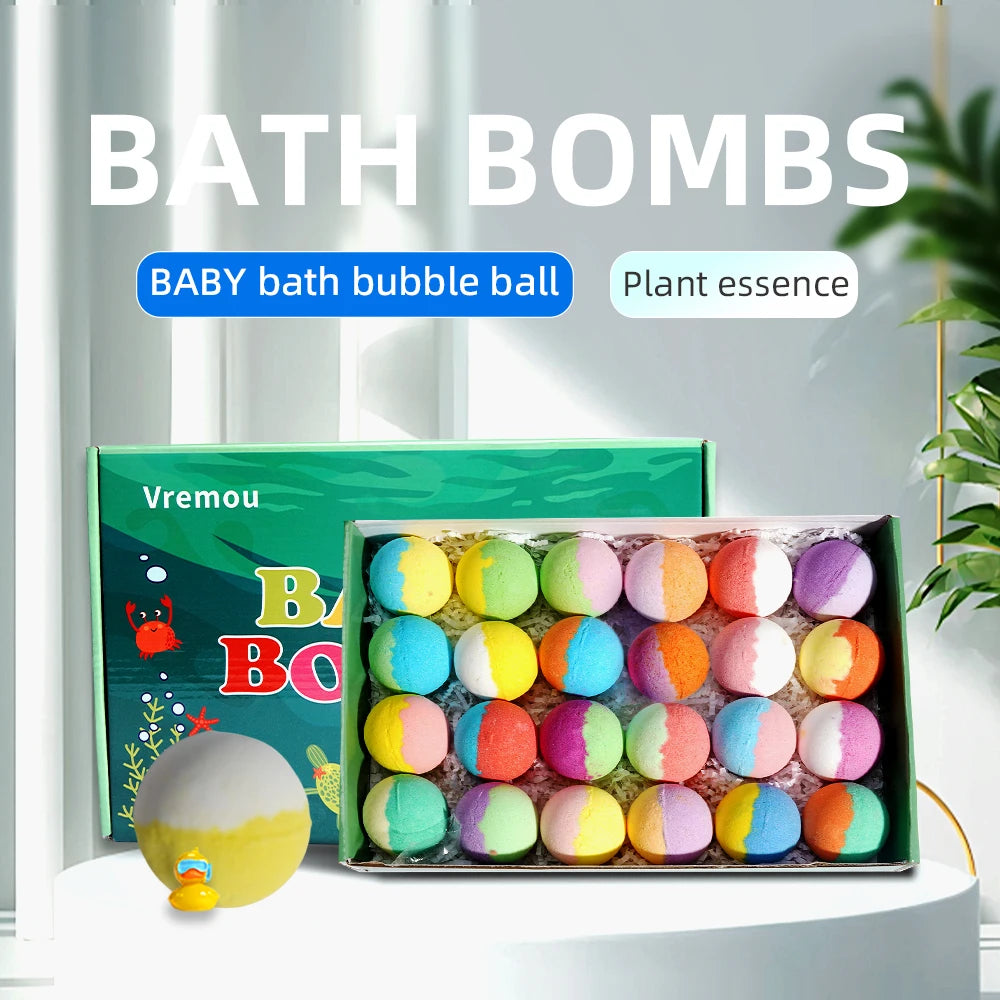 Bombe da Bagno con Sorpresa per Bambini — Box da 24 🐠